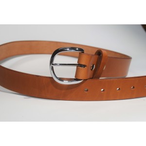 Harness leather belt